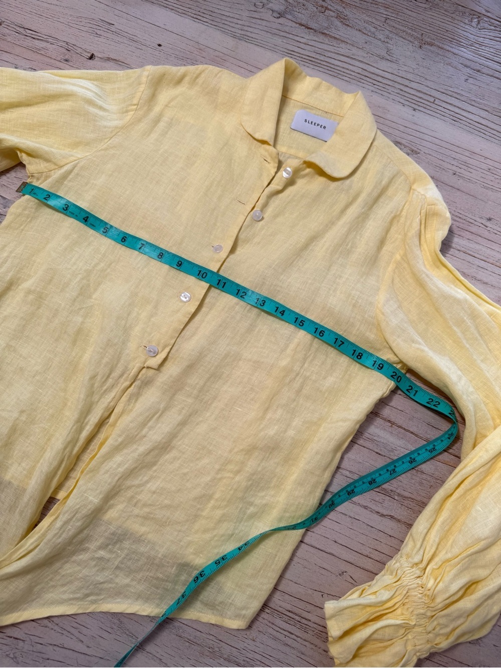 Sleeper Rumba Ruffle Trimmed Pajamas Set Linen size XS - Picture 9 of 12